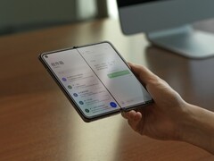 El Oppo Find N será mucho más pequeño que el Galaxy Z Fold3. (Fuente de la imagen: Evan Blass)