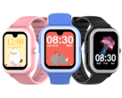 El smarwatch Rogbid K1 está disponible en tres colores: rosa, azul y negro (en la imagen). (Fuente de la imagen: Rogbid)