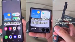 Una Galaxy Z Flip 7 en funcionamiento aparece en un vídeo práctico filtrado, que fue borrado con bastante rapidez (Fuente de la imagen: @andrei_eclynoh)