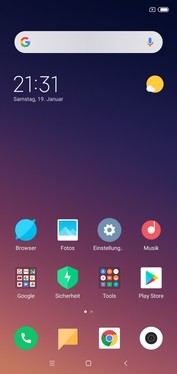 Software: Xiaomi Mi 8 Lite MIUI Global 10.0