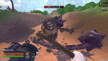 En la imagen: una captura de pantalla de una partida de The RPG.