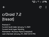 Android 11 (a través de crDroid 7.2 ROM) en Xiaomi Mi A1 (Fuente: Propio)