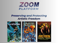 Banner de la Plataforma Zoom con los juegos de Duke Nukem (Fuente de la imagen: Plataforma Zoom con ediciones)
