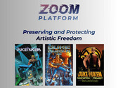 Banner de la Plataforma Zoom con los juegos de Duke Nukem (Fuente de la imagen: Plataforma Zoom con ediciones)