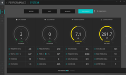 Perfiles de rendimiento en Alienware Command Center