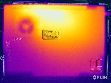 Prueba de tensión de temperaturas superficiales (abajo)