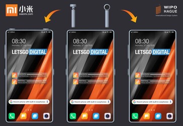 Teléfono/audífonos de Xiaomi. (Fuente de la imagen: LetsGoDigital)