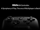 el primer intento de 8BitDo de crear un mando para la Nintendo 64 está disponible por fin en su promocionado color negro. (Fuente de la imagen: 8BitDo)