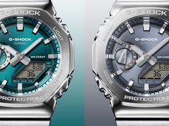 Los Casio G-Shock GM-2110D-3A1 (izquierda) y GM-2110D-8A (derecha), en la imagen. (Fuente de la imagen: Casio)