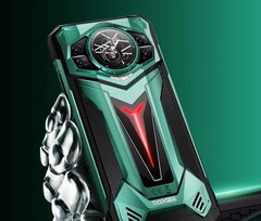 El Doogee S200 Ultra incorpora una pantalla secundaria AMOLED redonda en la parte trasera. (Fuente de la imagen: Doogee)