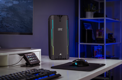 El Corsair One i300 es un potente y compacto PC para juegos. (Fuente de la imagen: Corsair)