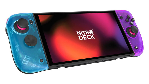 La Nitro Deck 2 LRG Fusion Limited Edition tiene una carcasa translúcida, aunque de diferentes colores. (Fuente de la imagen: Limited Run Games)