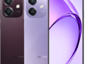 El smartphone Oppo A5i viene en colores púrpura estrellado y rojo nebulosa (Fuente de la imagen: Oppo)