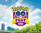 El material promocional oficial del Pokémon GO Fest 2026.