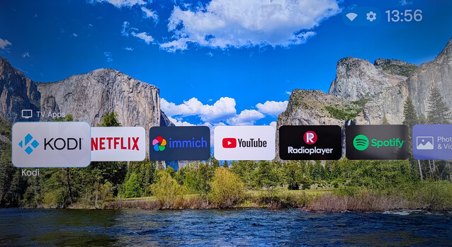 Projectivy Launcher ofrece una interfaz limpia para su Google TV, pero hay algunos pasos adicionales para obtener la mejor experiencia. (Fuente de la imagen: Notebookcheck)