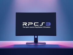 Emulador de PS3 RPCS3 mostrado en el monitor del PC (Fuente de la imagen: RPCS3 con ediciones)