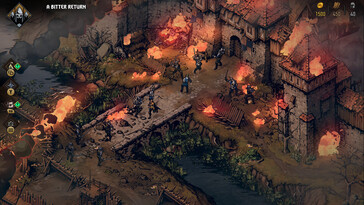 Una imagen en la que aparecen personajes de «Thronebreaker: The Witcher Tales»