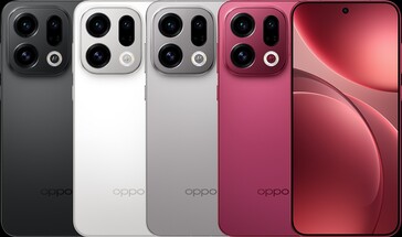 Los colores del Find X9 disponibles en el mercado chino. (Fuente de la imagen: Oppo)