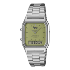 Casio AQ-230ECK-3A con esfera de color verde matcha.