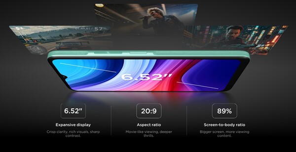 El Alcatel 3 (2025) tiene una pantalla HD+ y un nivel de brillo de 400 nits. (Fuente de la imagen: Alcatel)