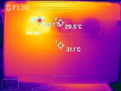 Desarrollo del calor en la parte inferior (carga)