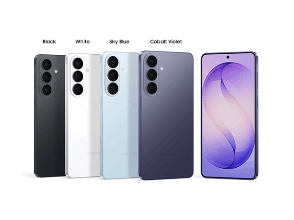 La Galaxy S26 está disponible en seis colores, cuatro de los cuales se venden en todos los minoristas.