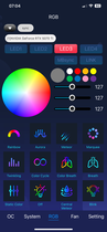 Ajustes RGB