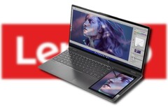 El Lenovo ThinkBook Plus de tercera generación tiene una pantalla secundaria a color similar a la de una tableta. (Fuente de la imagen: @evleaks/Lenovo - editado)
