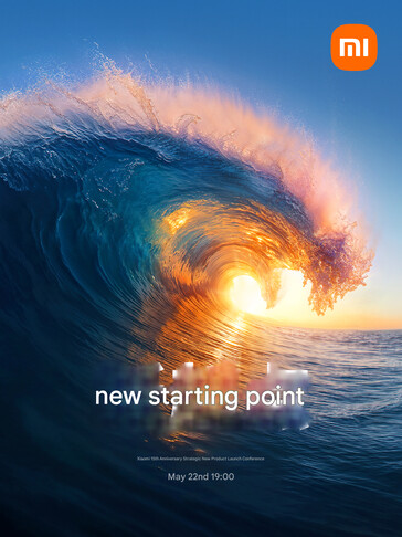 Nuevo teaser del evento de lanzamiento de Xiaomi (Fuente de la imagen: Xiaomi - machine translated)