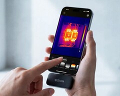 La última cámara termográfica de Rision utiliza la cámara del smartphone para mejorar la calidad de la imagen.