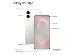 Según los informes, el Galaxy S25 Edge parte de más de 1.200 euros en la zona euro. (Fuente de la imagen: vía Evan Blass)