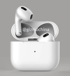 La próxima generación de AirPods Apple contará con un diseño mejorado similar al de los AirPods Pro, un audio mejorado y una mayor duración de la batería. (Imagen: Gizmochina)