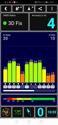 Prueba de GPS al aire libre