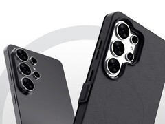 Render no oficial de Galaxy S26 Ultra (izquierda) y una carcasa tipo libro (derecha). (Fuente de la imagen: Tarun Vats en X, editado)