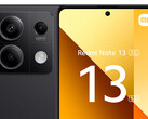 La Redmi Note 13 5G en su colorway 'Graphite Black'. (Fuente de la imagen: Aldi Talk)