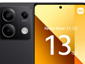 La Redmi Note 13 5G en su colorway 'Graphite Black'. (Fuente de la imagen: Aldi Talk)