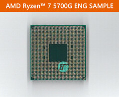 Muestra de ingeniería del AMD Ryzen 7 5700G. (Fuente de la imagen: hugohk en eBay).