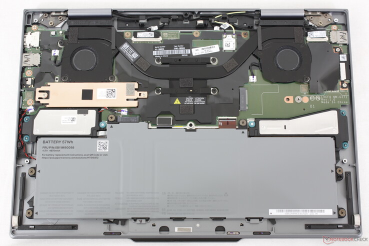 Sistema interno del ThinkPad X1 2 en 1 Gen 10