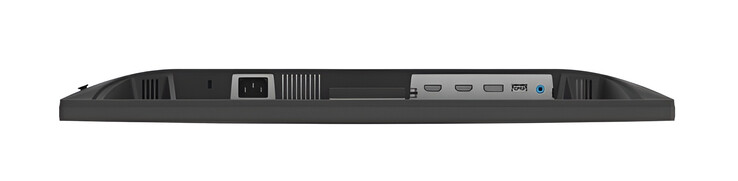 Las opciones de entrada incluyen un puerto DisplayPort y dos puertos HDMI.