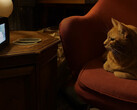 Becky Stern fabrica un televisor impreso en 3D con Pi 5 para sus gatos (Fuente de la imagen: Becky Stern en YouTube)