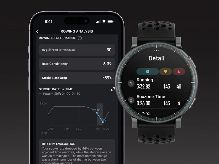 La función de análisis HYROX del reloj inteligente Amazfit Active Max