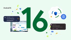 El logotipo de Android 16 utilizado para la cobertura del lanzamiento de Android 16 QPR3 Beta