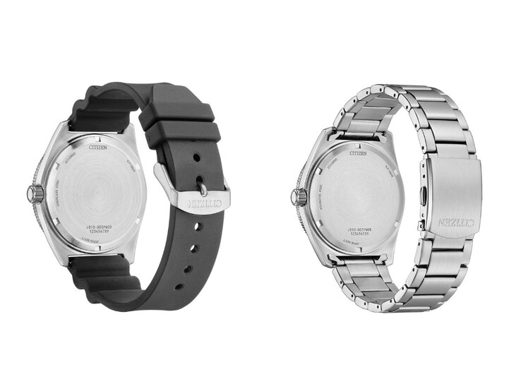 Los nuevos relojes Citizen AW188 tienen una mezcla de correas de uretano y metal. (Fuente de la imagen: Citizen, editado)