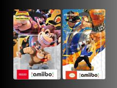 Donkey Kong Bananza y Street Fighter 6 amiibos (Fuente de la imagen: Best Buy con modificaciones)