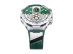 El Huawei Watch Ultimate 2 Verde tiene una carcasa de metal líquido y una esfera cubierta de cristal de zafiro.