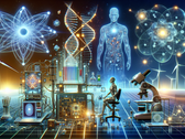 La IA, la ingeniería genética, la informática cuántica, las energías limpias y la robótica humanoide auguran un futuro brillante. (Fuente de la imagen: ChatGPT)