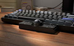 Keychron Nape Pro teclado trackball inalámbrico barra espaciadora posición