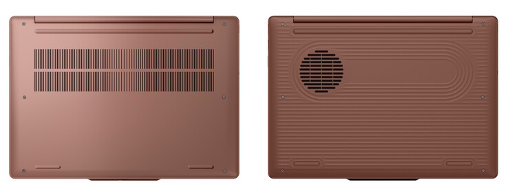 Algunos portátiles Ideapad Vibe tienen la parte inferior de plástico, mientras que otros la tienen de metal, dependiendo de la configuración.