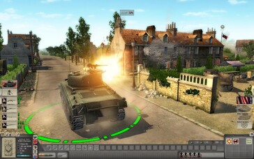 En la imagen: Una captura de pantalla del juego Men of War: Assault Squad.
