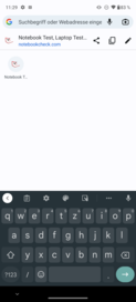 Teclado en modo vertical